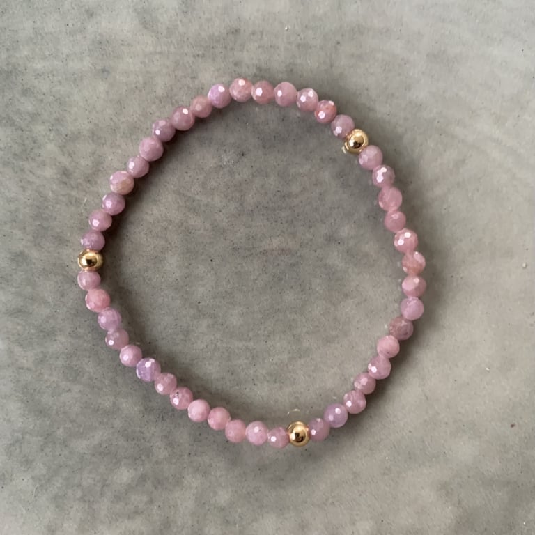 Rubin armbånd 3,5mm billede 2