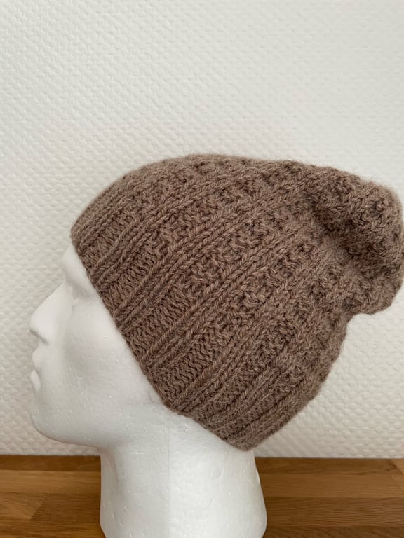 Digital opskrift: Herrelækker Hue STRUKTUR  (voksen - unisex) billede 5