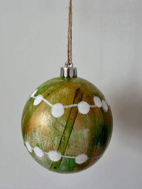 Kunst julekugle 1  (1)