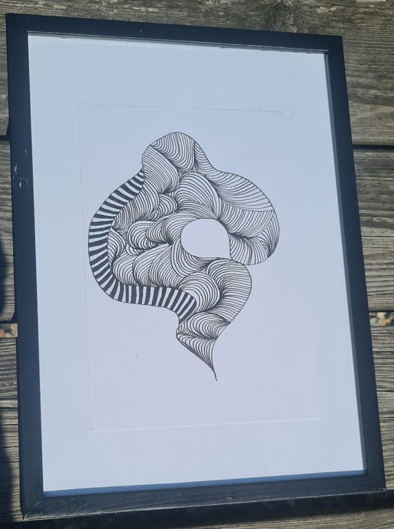Tegning med doudle mønstre 1.  billede 2