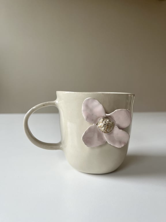 Lyserød blomsterkop No.6 billede 2