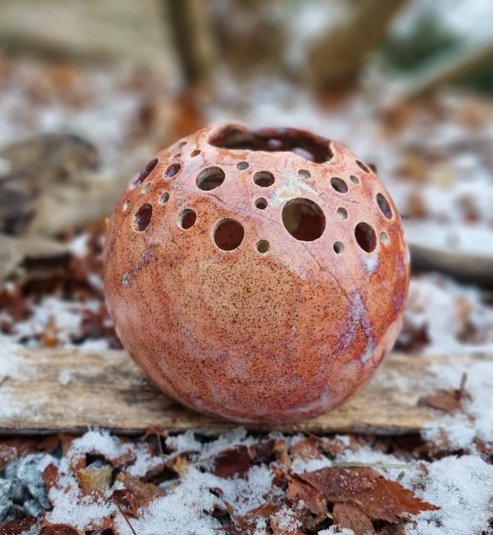 Mellem kuglevase/lyskugle, diameter 13cm
