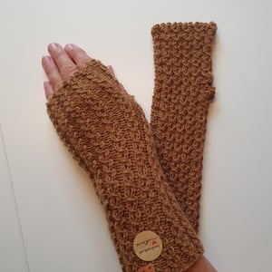 Uldne pulsvarmere / torvevanter – produktbillede