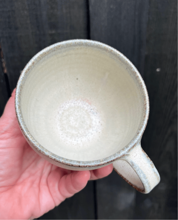 Kop med hank (M) - fløde billede 3