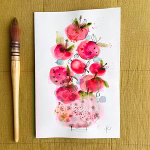 Æblekort - kollektion på 5 – produktbillede