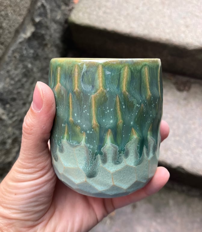 Facetskåret unika kop billede 4