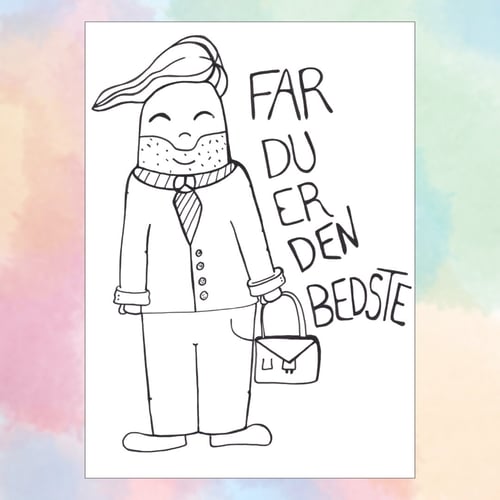 Kort: far du er den bedste