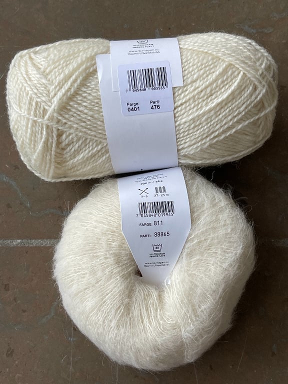 Garn: Alpaca Silk garn ngl. á 25 g (23)