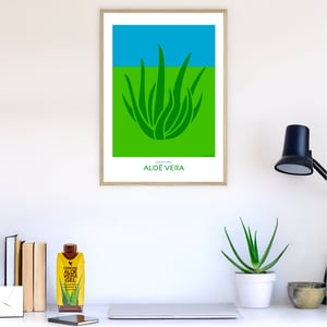 Aloë Vera - A3 plakat – produktbillede
