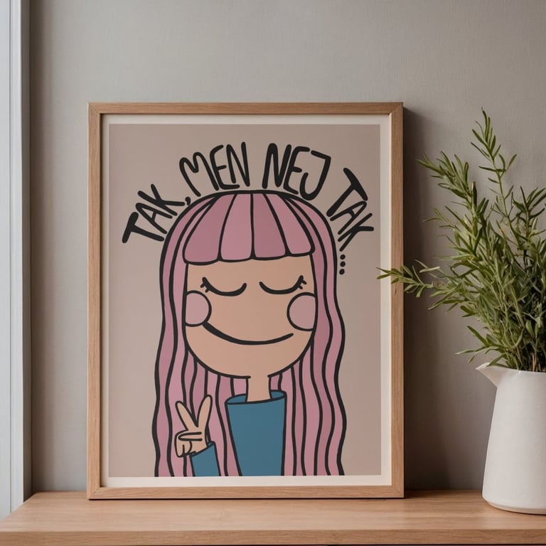 Plakat: Tak, men nej tak billede 2