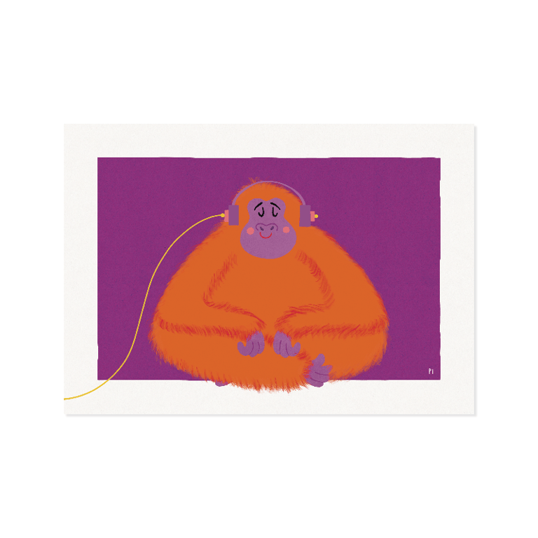 Orange orangutang – plakat