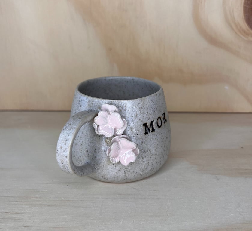 Mor-kop med blomst Lyserød billede 2