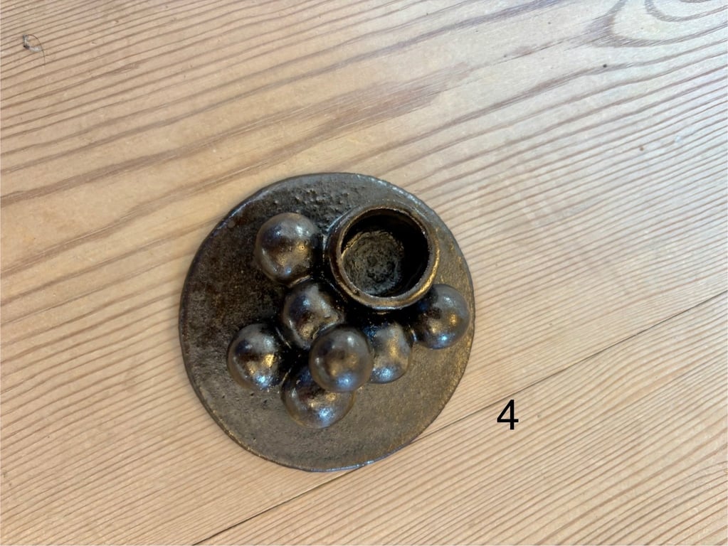 Kuglestage i mørkebrun nr.4 billede 2