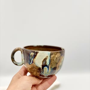 Kunstkop med hank, ca 250 ml – produktbillede