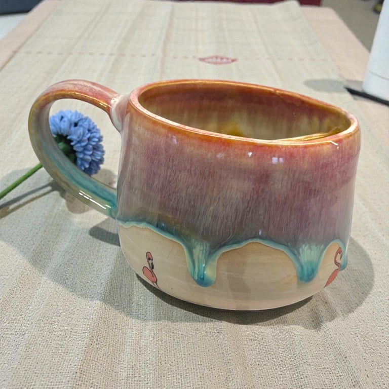 Flamingo-tekrus med filter