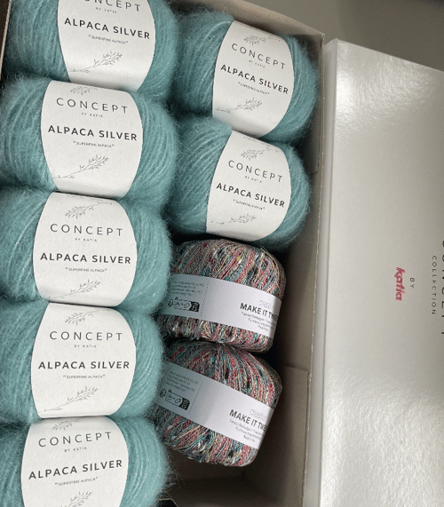 Kit: Novice sweater med følgetråd Make it Tweed 