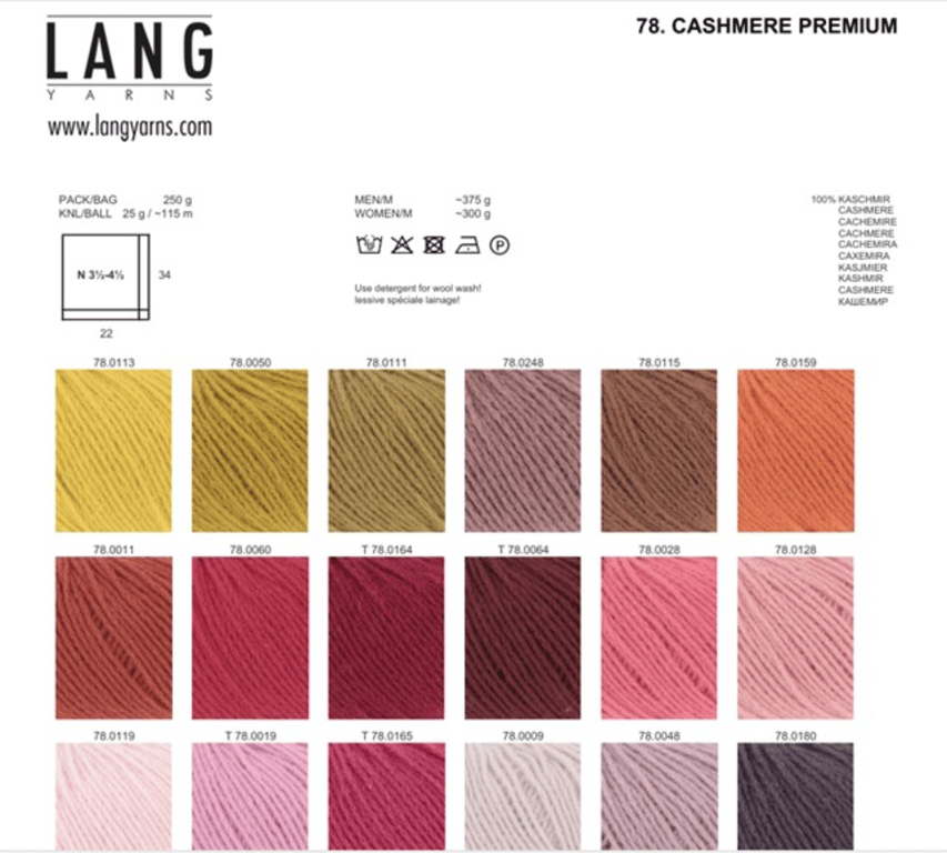 Garn: Cashmere Premium fra Lang Yarn - 65 farver billede 3