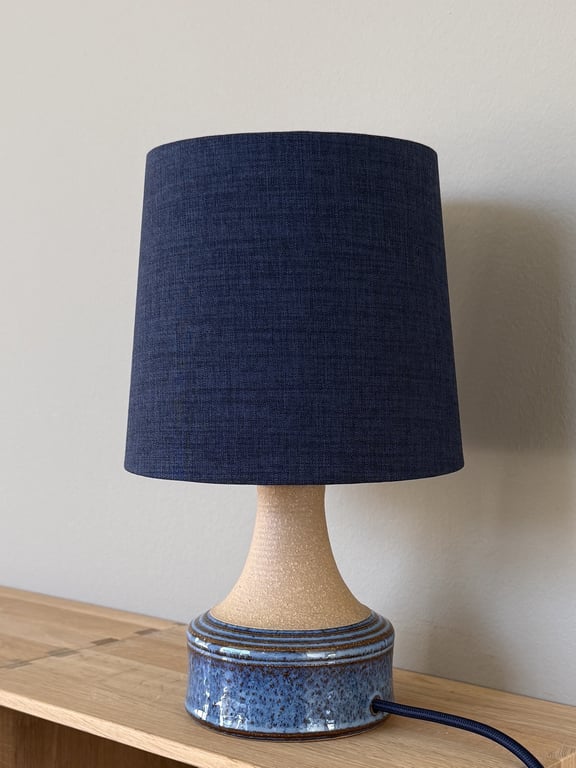 Upcycled vintage bordlampe - Søholm Keramik