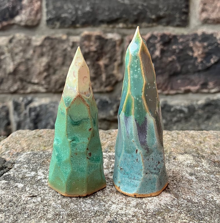 Unika juletræer - sæt med to træer