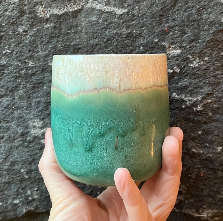 Hånddrejet kop billede 2