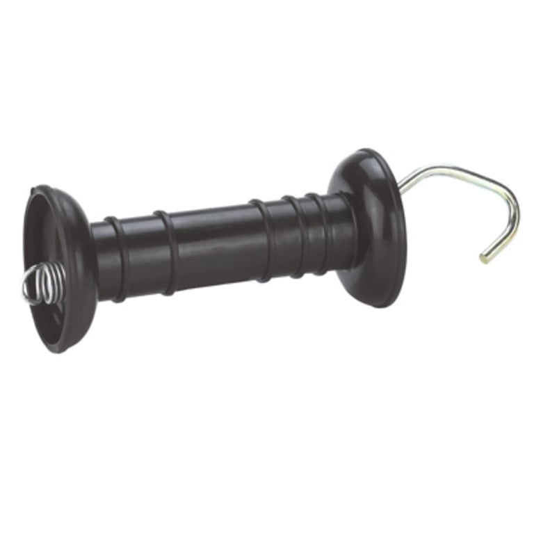 Ledhåndtag med fjeder sort