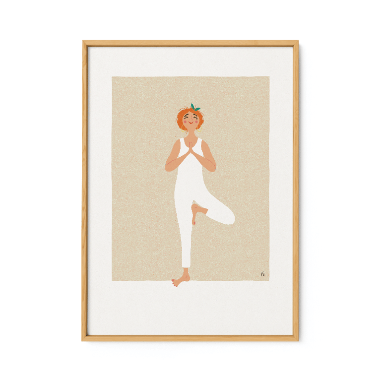 Balanceyoga – plakat billede 2