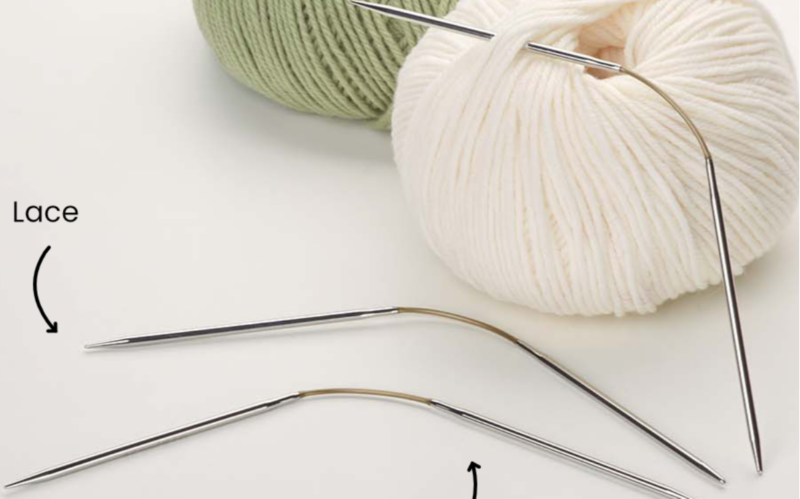 Udstyr: AddiCraSyTrio short metal strømpepinde 21 cm - Vælg str. 