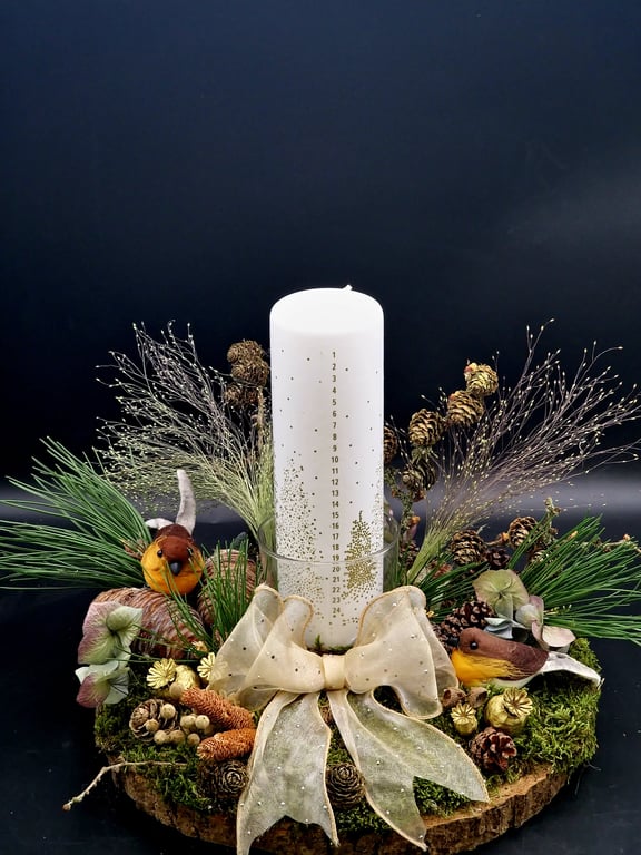 Kalenderlys dekoration