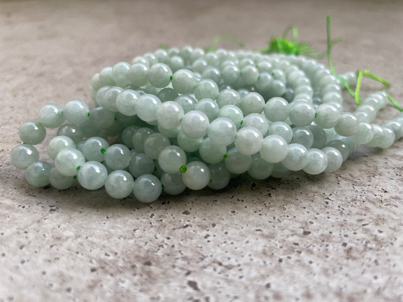 Grøn Jade Jadeit - Kvalitet AA billede 5