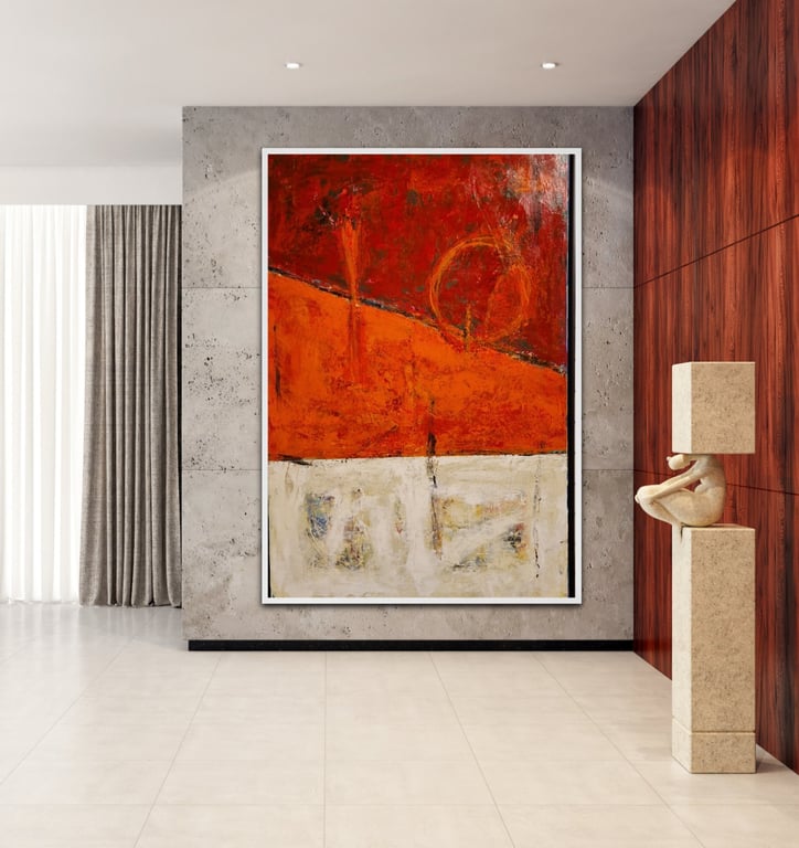 #1291  100 x 150 cm  SOLD billede 3