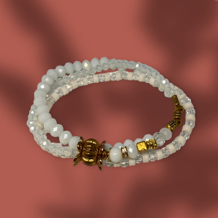 Hvidt  Armbånd
