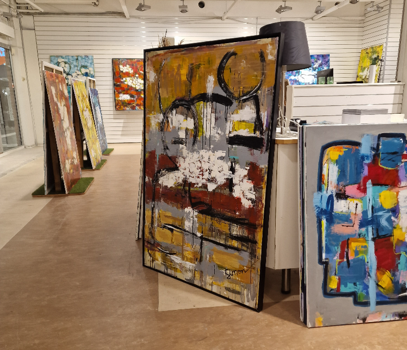 #1195  90x140 cm  SOLD billede 2