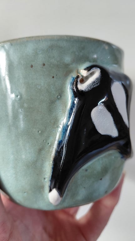 3D mantaray kop billede 3