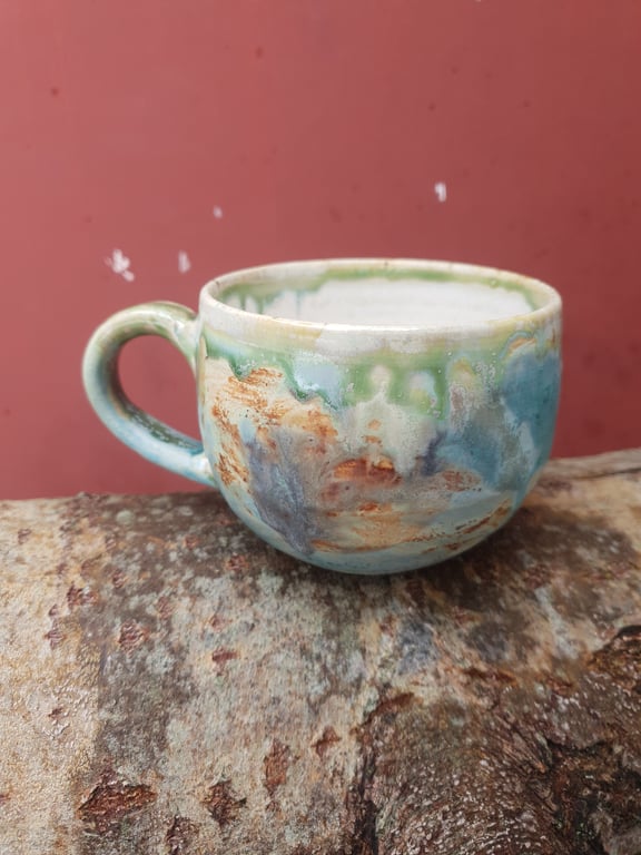 Syngende ansigtskop med hank  billede 2