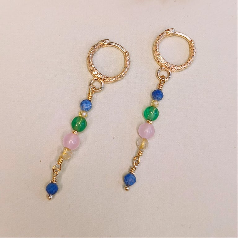 Livsglæde - creoler - øreringe