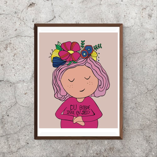 Plakat: Du burde ikke en skid Pink (2)