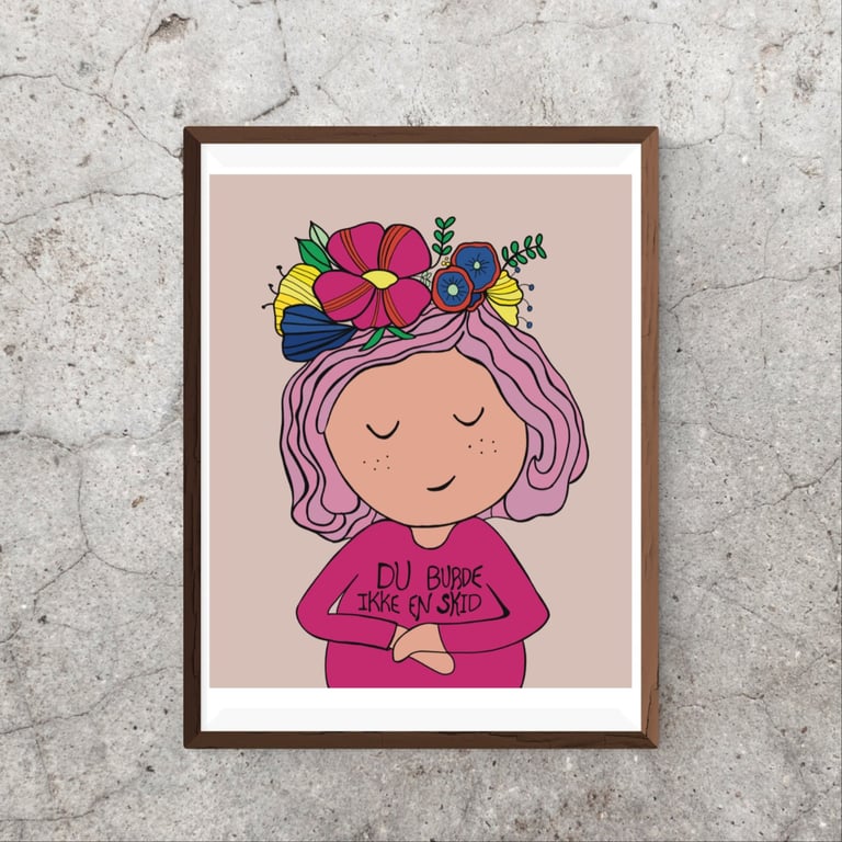 Plakat: Du burde ikke en skid Pink billede 2
