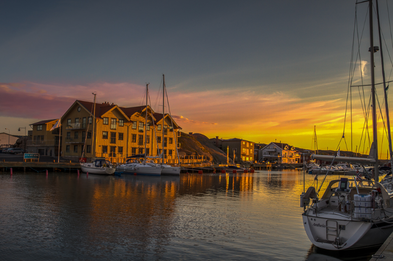 Havne huse i den Svenske skærgård
