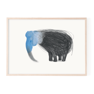 Blå Elefant – produktbillede
