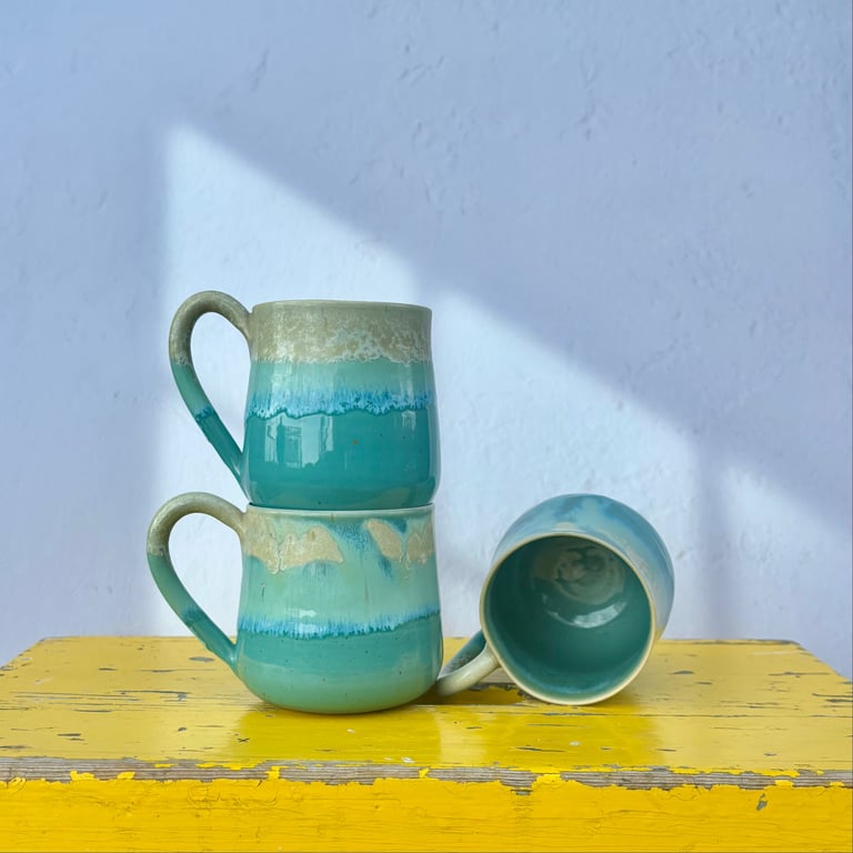 Buttet turkis billede 2