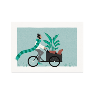 Cykeltur i det grønne – plakat – produktbillede