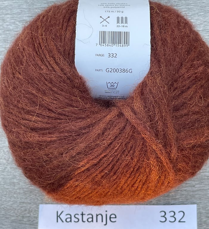 Garn: PUNO PETIT: Babyalpaca og extra fin merino - 50 g ngl. billede 26