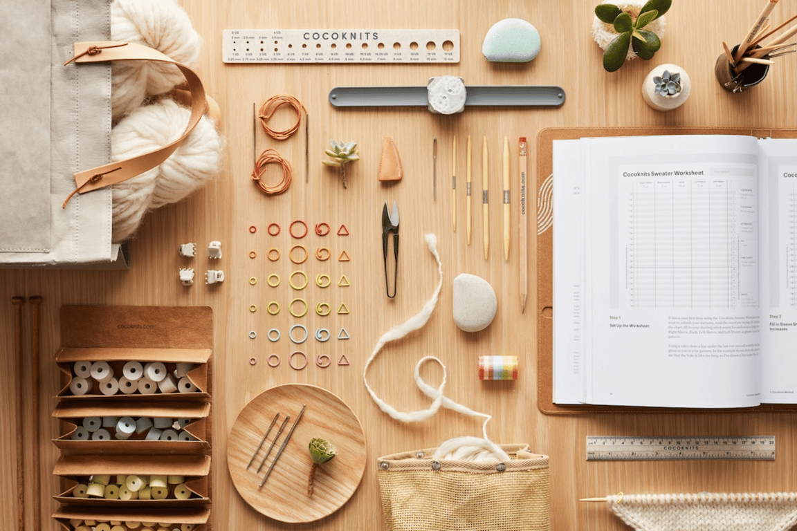 Tilbehør: Cocoknits - Store farvede maskemarkører (3)