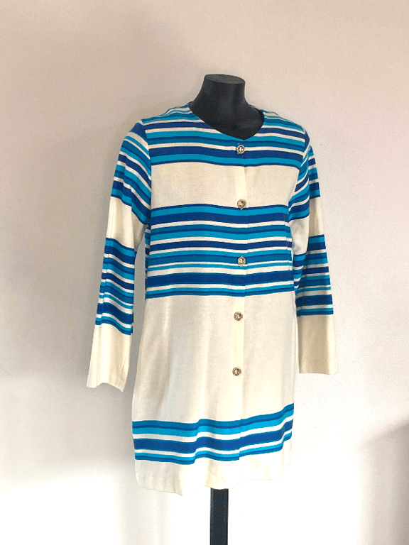 Lang jakke i klassisk look