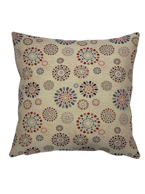 PUDE  Gobelin lysbeige/rosa men beige bagside 