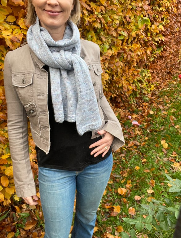 Dina Scarf strikkeopskrift billede 4