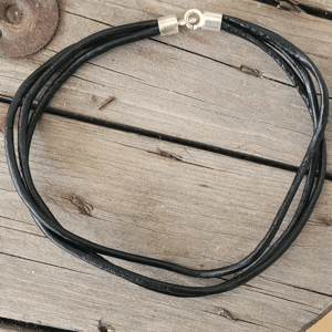  Lædersnor x 3 - 40 cm. – produktbillede