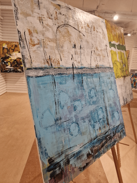 #1209  100x130 cm  SOLD billede 2