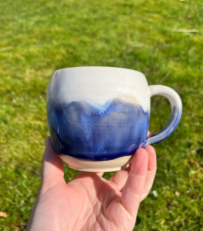 Kridt og kobolt kopper billede 2