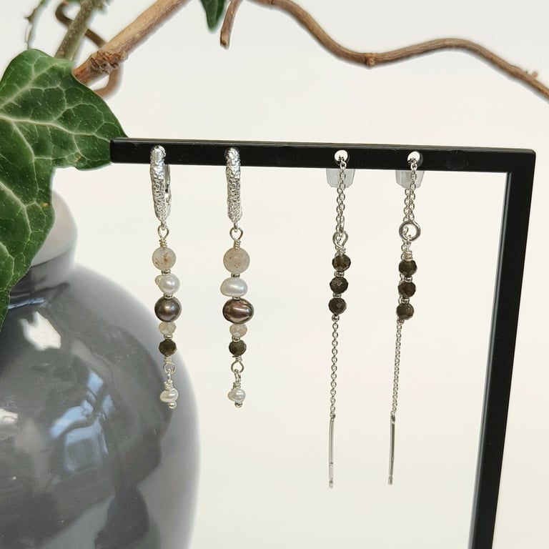 Sølvgraver - øreringe billede 2